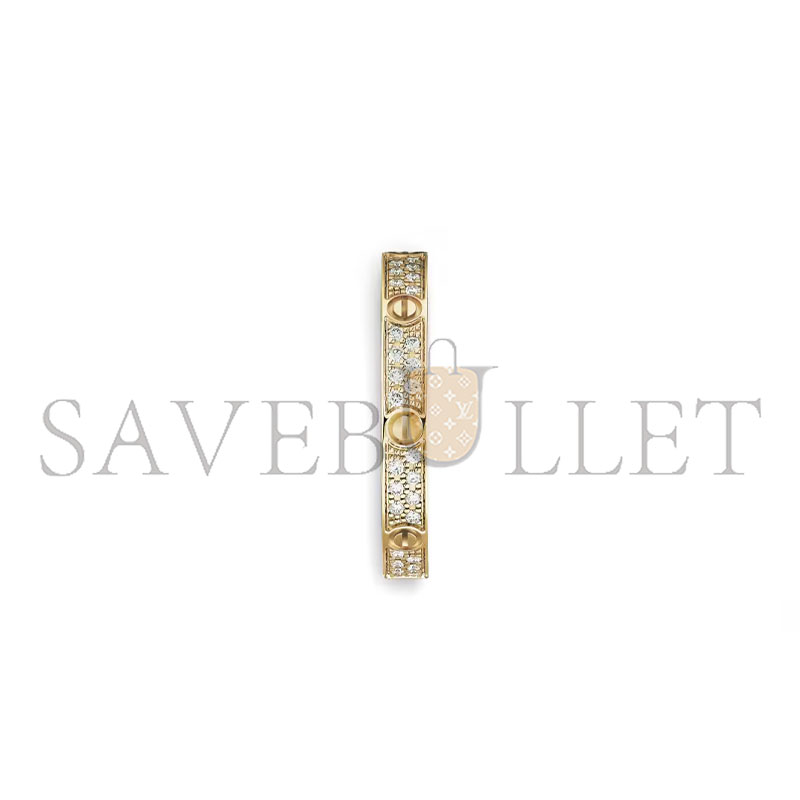 CARTIER LOVE RING MINI MODEL PAVED B4218052